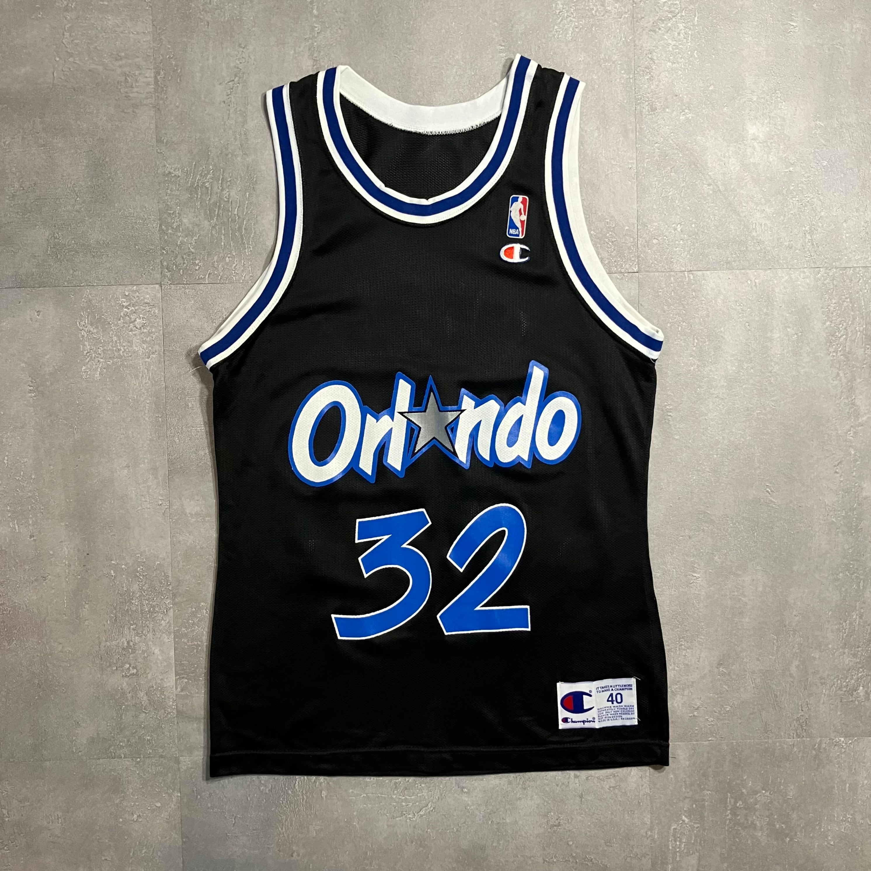 《40 size》champion チャンピオン 90s~ NBA Orland ゲームシャツ No.3625