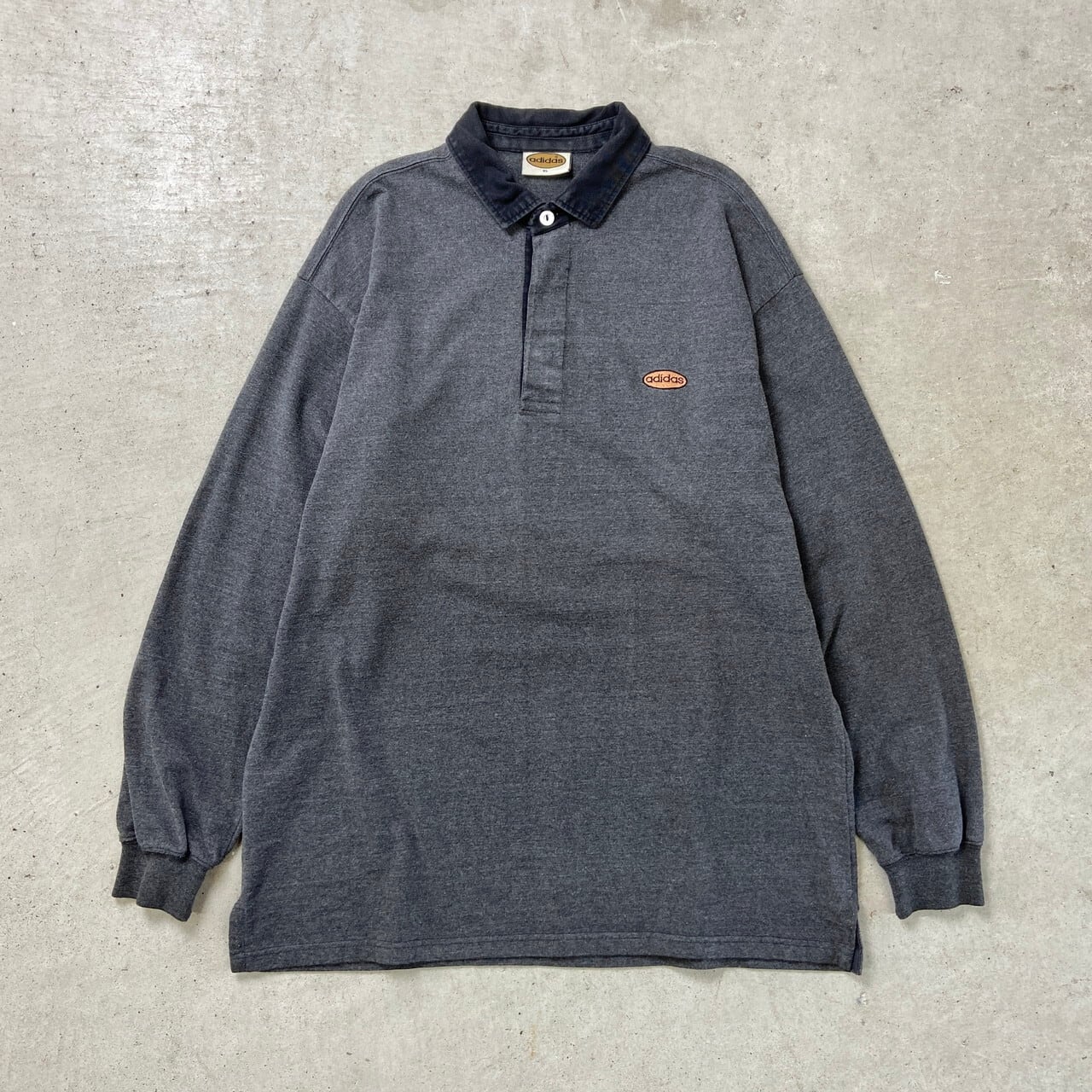80年代~90年代 ポルトガル製 adidas アディダス 長袖 ポロシャツ