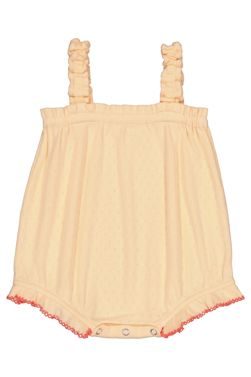 《hello Simone 2024SS》Paulette baby overall / Apricot Sorbet