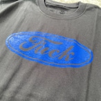 RIVERSIDE BASE 『BlueOval F**K』T-SHIRTS / CHARCOAL