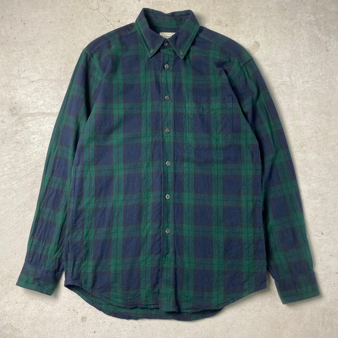 L.L.Bean エルエルビーン 長袖 チェックシャツ ライトネルシャツ