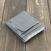 クロコダイル 無双 マネークリップ チャコールグレー