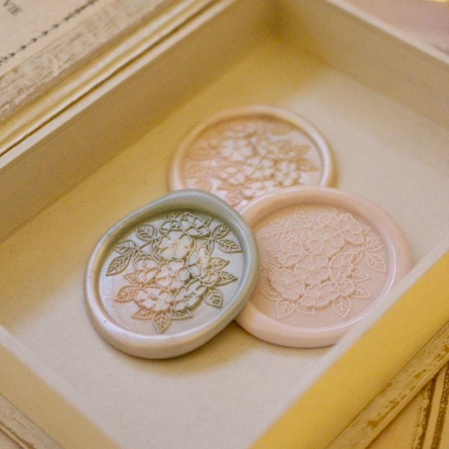 Wax seal stamp │野薔薇 / Rosa multiflora【25mm】