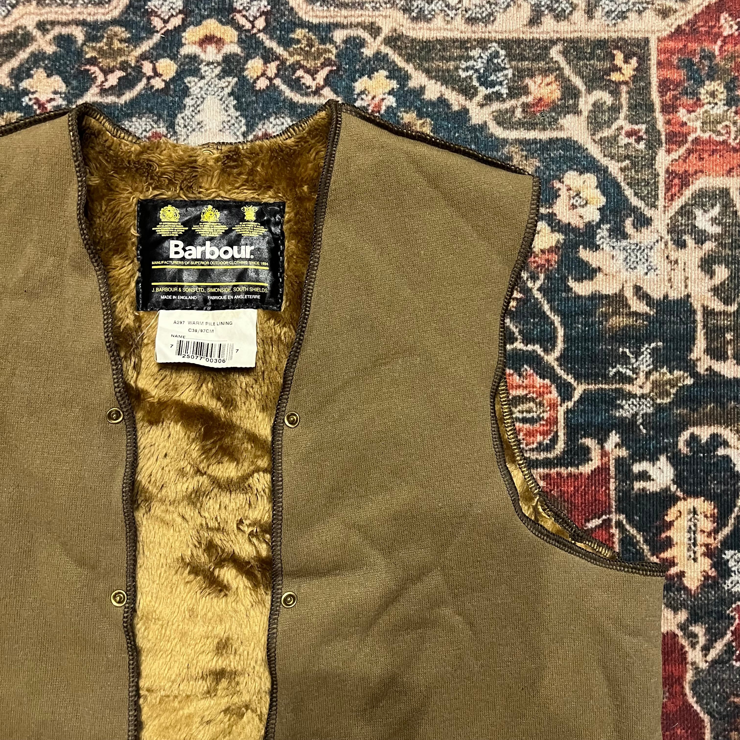90s Barbour Liner Vest バブアー ライナーベスト ヴィンテージ 英国