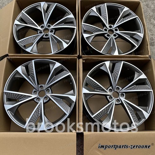 20インチ新品RS7 グレー スタイル ホイール 2007+ アウディ A5 4 本セット LI-1978