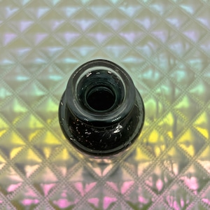 手吹きバブルガラスフラワーベースボトル