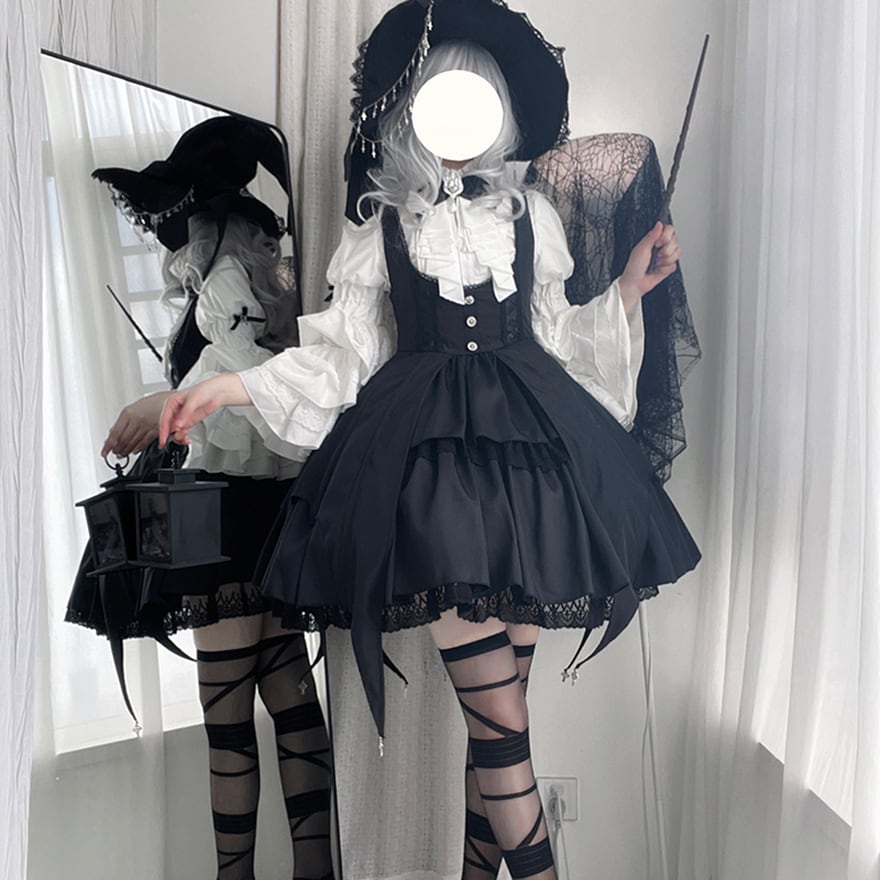 ゴスロリ通販 With U ゴスロリ セットアップ 長袖シャツ ブラウス