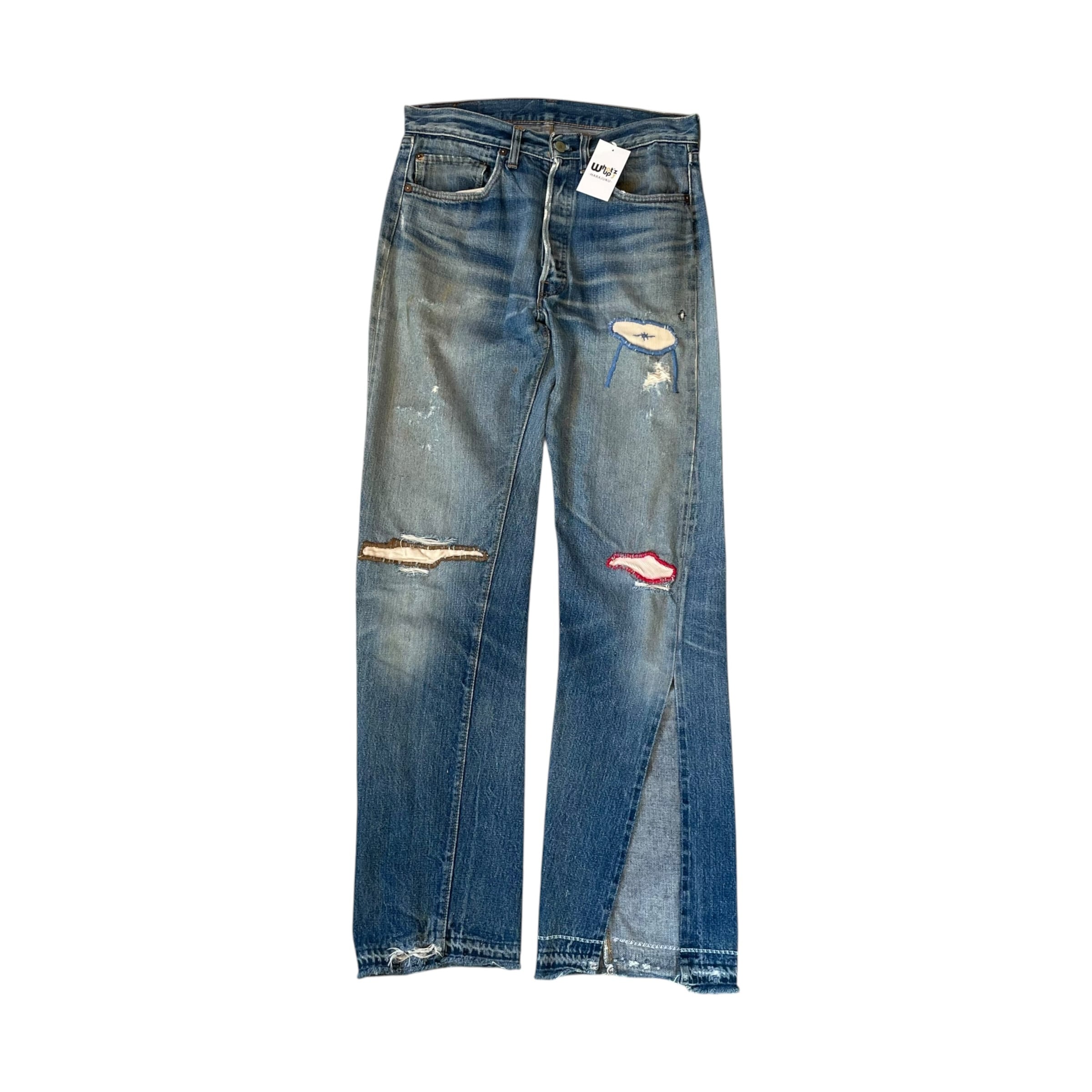 1970s Levi's 501 66single "Real Hippy Custum" Denim Pant