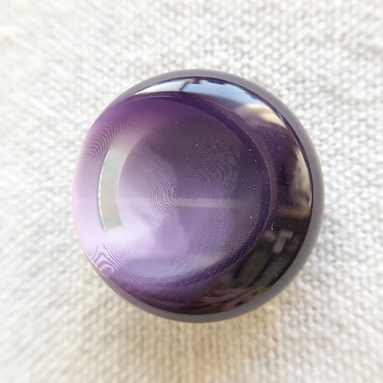オーロラリング×パープルマーブル 23㎜
