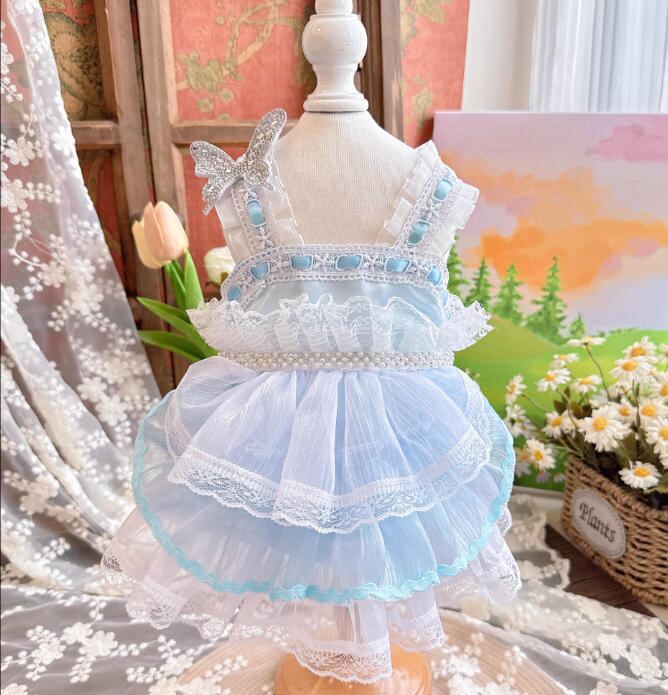 《予約》3102452 ブルーレースドレス