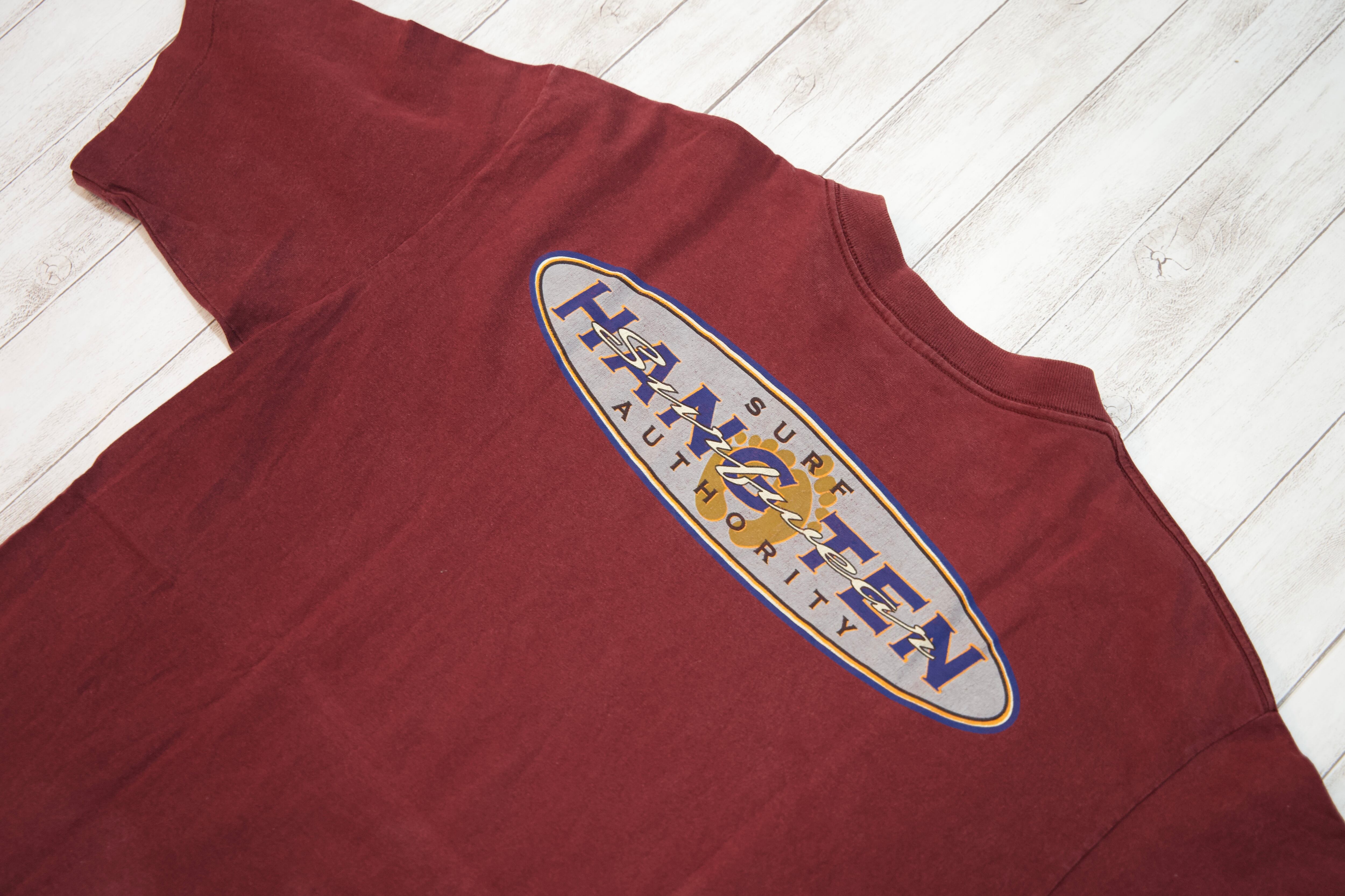 【Men's & Women's】90's HANGTEN T-shirt USA製