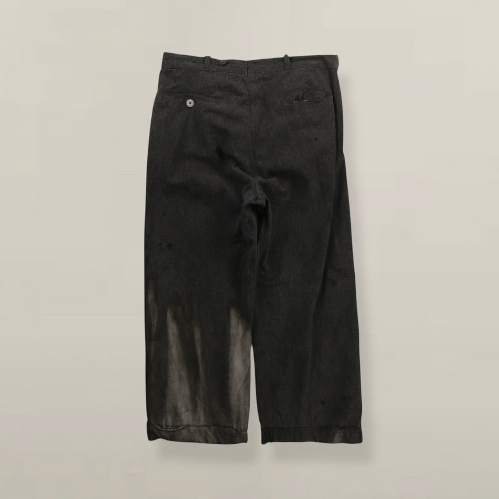 1950's vintage black whip cord work pants 【OTTK-5119】 | cv