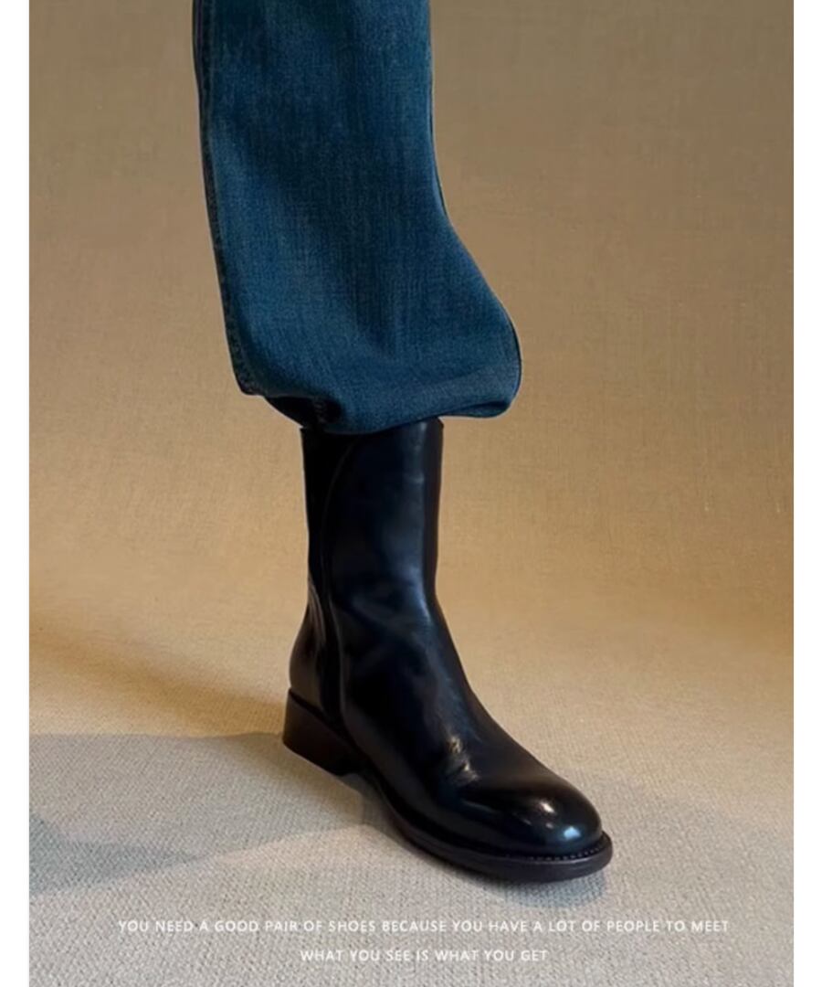 ショートブーツ◆シープスキン【e-70211】