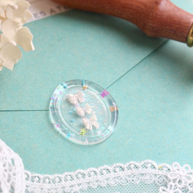 【SELECT】Wax Seal Stamp│Three ribbon