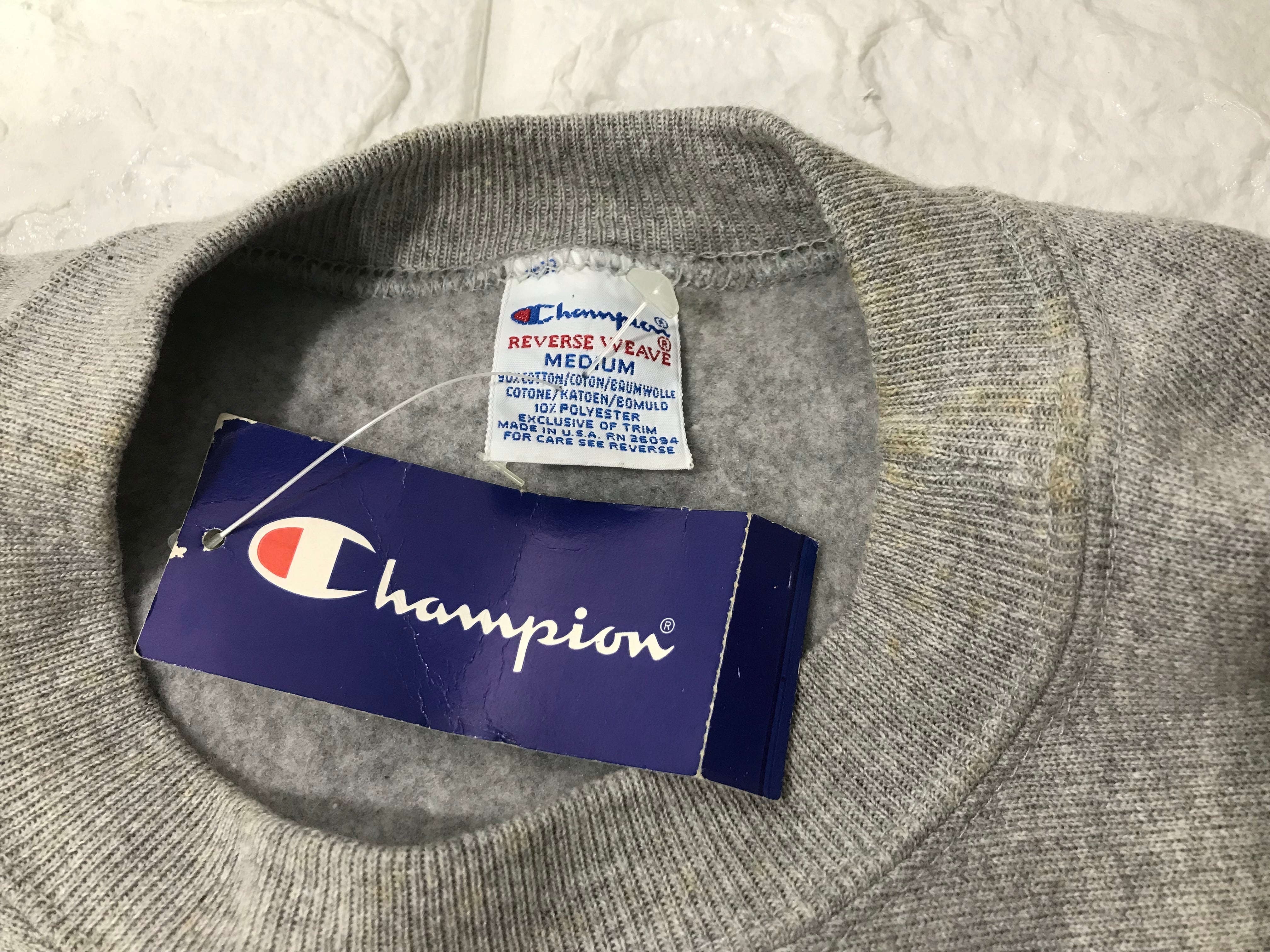 90's Champion 復刻 REVERSE WEAVE 刺繍タグ Mサイズ チャンピオン