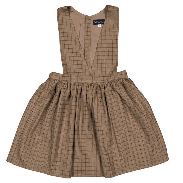 即納】 VERMONT DRESS - LIGHT MAUVE / BLACKBERRIES (18m/24m