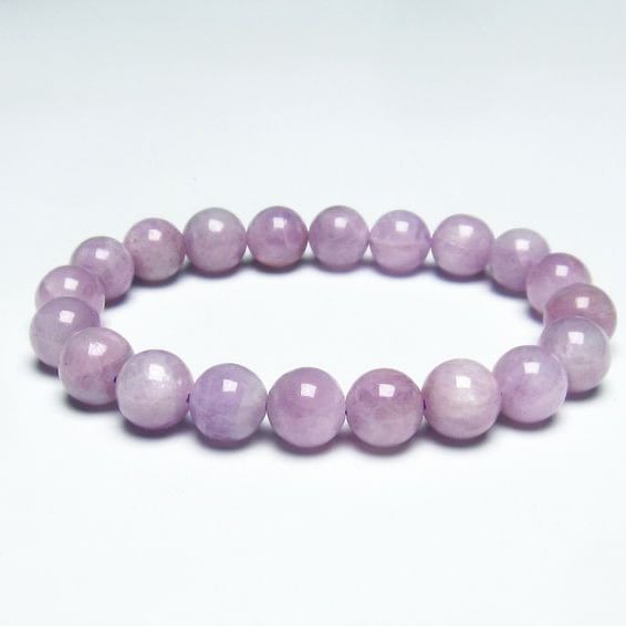 クンツァイト ブレスレット 9mm ミルキークンツァイト 一点物 メール便送料無料 [M便 1/10] 111-19716