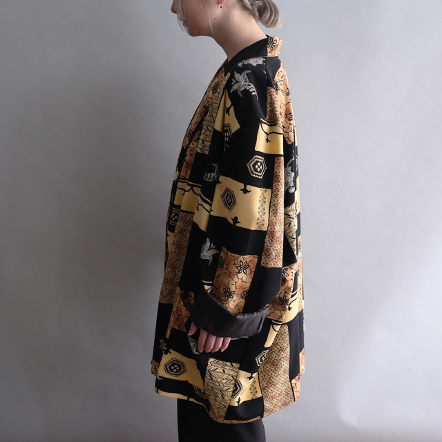 super over size art pattern 1b easy tailored jacket