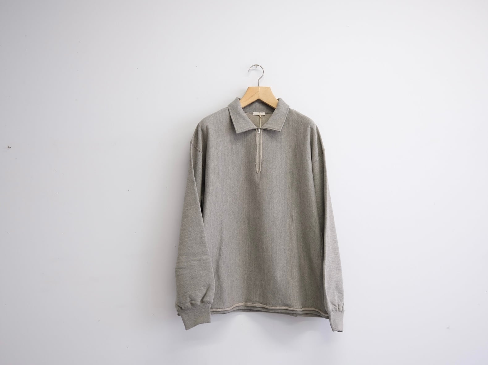 ULTERIOR” FADED SILKY TERRY RW HALF ZIP P/O” | Lapel online store