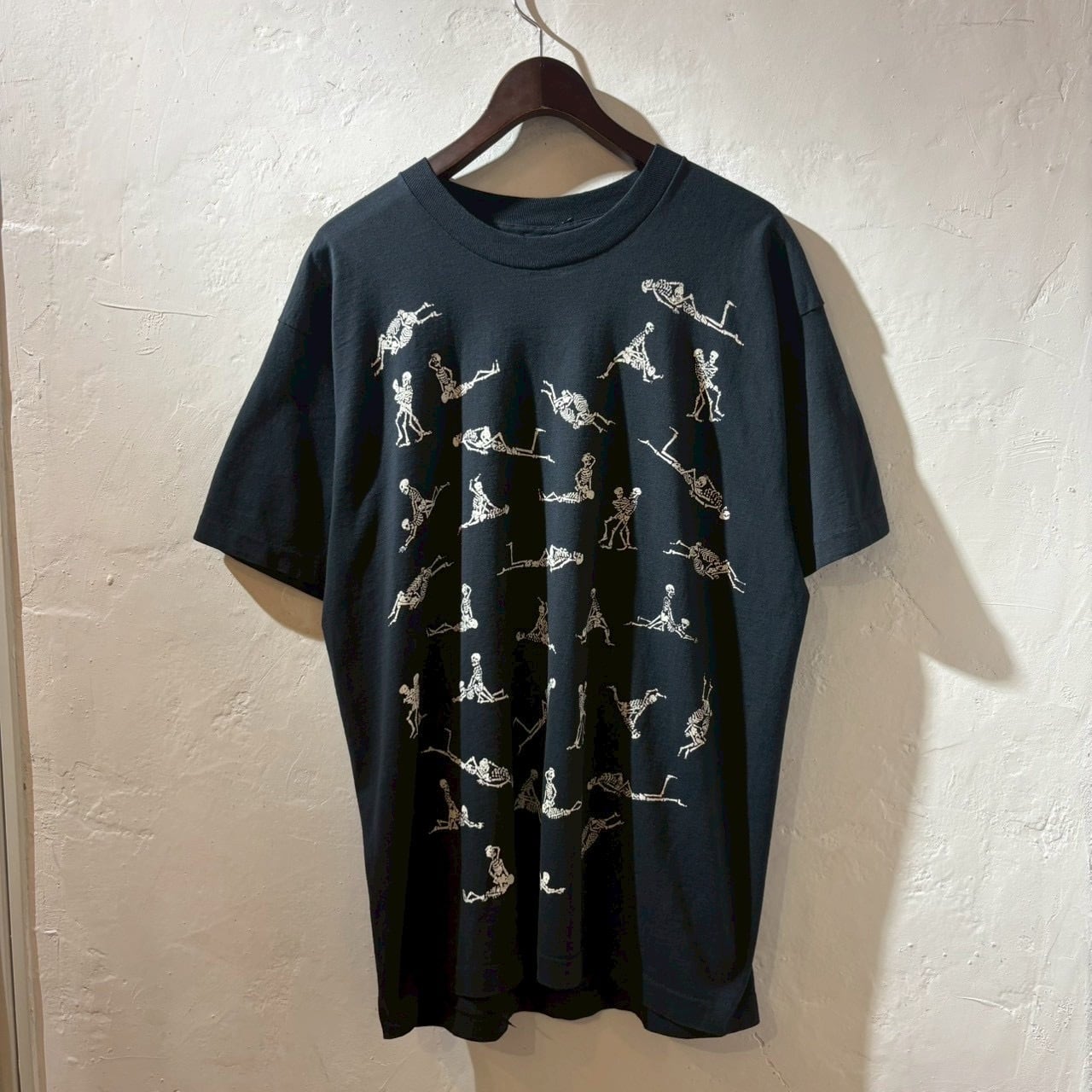 スカル48手///” 90s Skull Erotic Tee size:XL (Black) エロt 48手