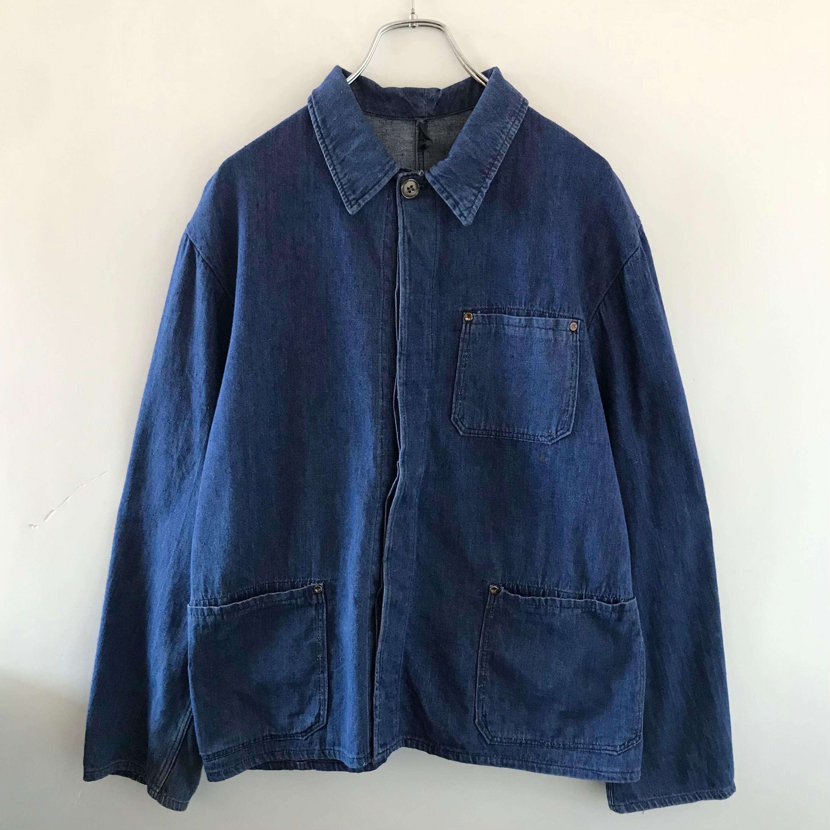 50s ヴィンテージ古着 ドイツ製 デニムカバーオール デニムジャケット ユーロ