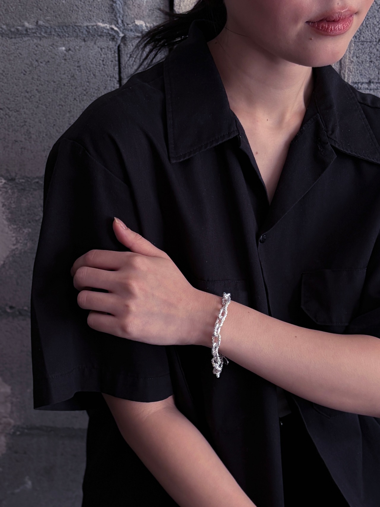 Jelly Fish／Foil Chain Bracelet