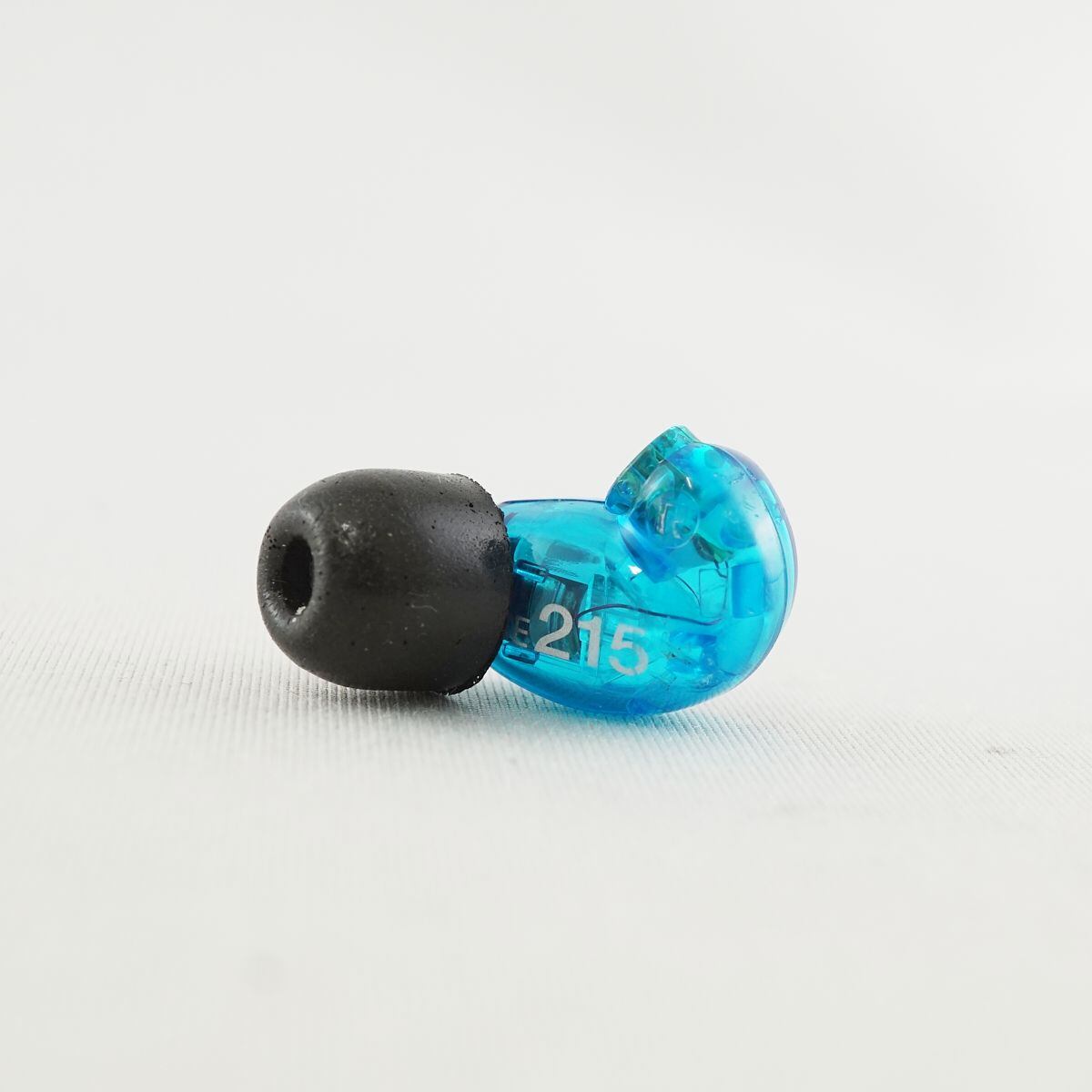 SHUREのイヤホン ケース付き（クリアブルー） SHURE SE21DYBL+TW2-A
