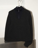 HERMES Half-zip Wool Knit ITALY製