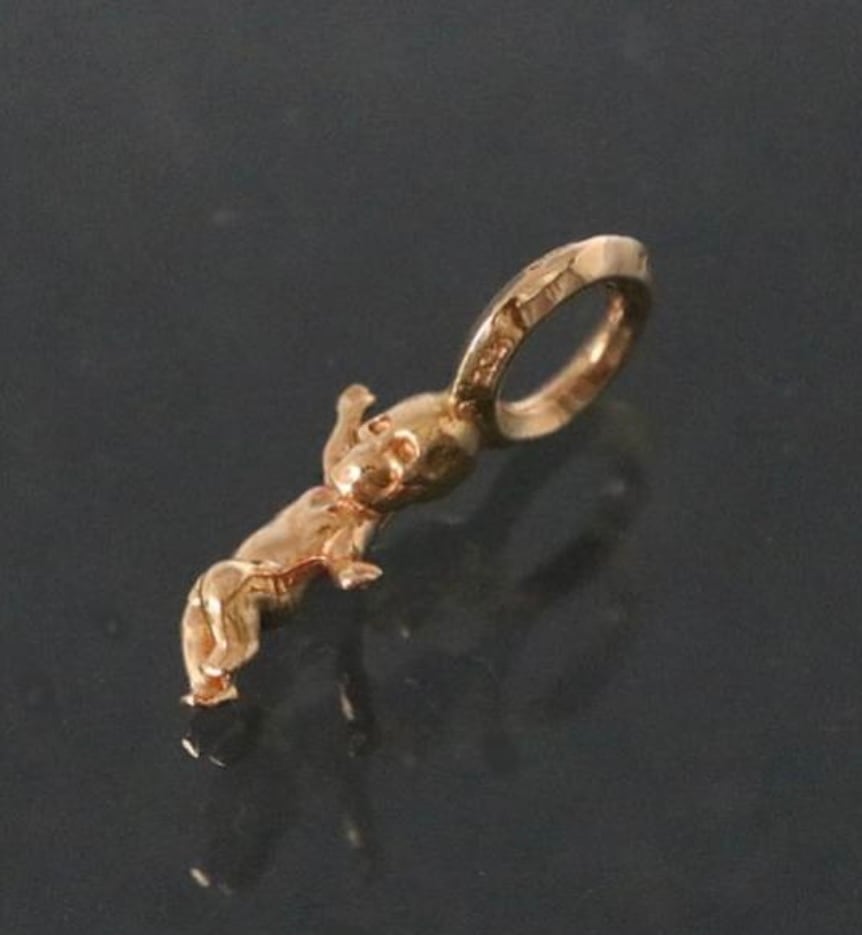 CHROME HEARTS クロムハーツ 22K FOTI フォティ タイニー チャーム ペンダント ゴールド