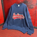 1990s USA インディアンズ　スウェット　INDIANS MLB ネイビー　ジャージーズ