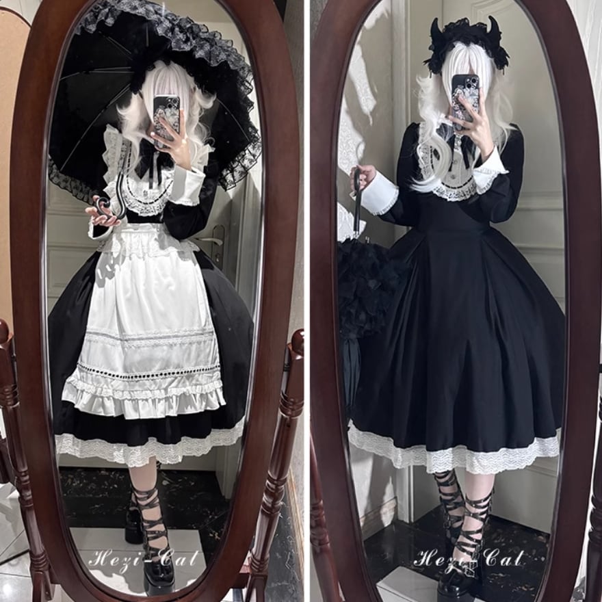 り*り様 シチリアの追憶サイズ クラシカルロングメイド服 ハンドメイド り*り様 シチリアの追憶サイズ クラシカルロングメイド服 ハンドメイド