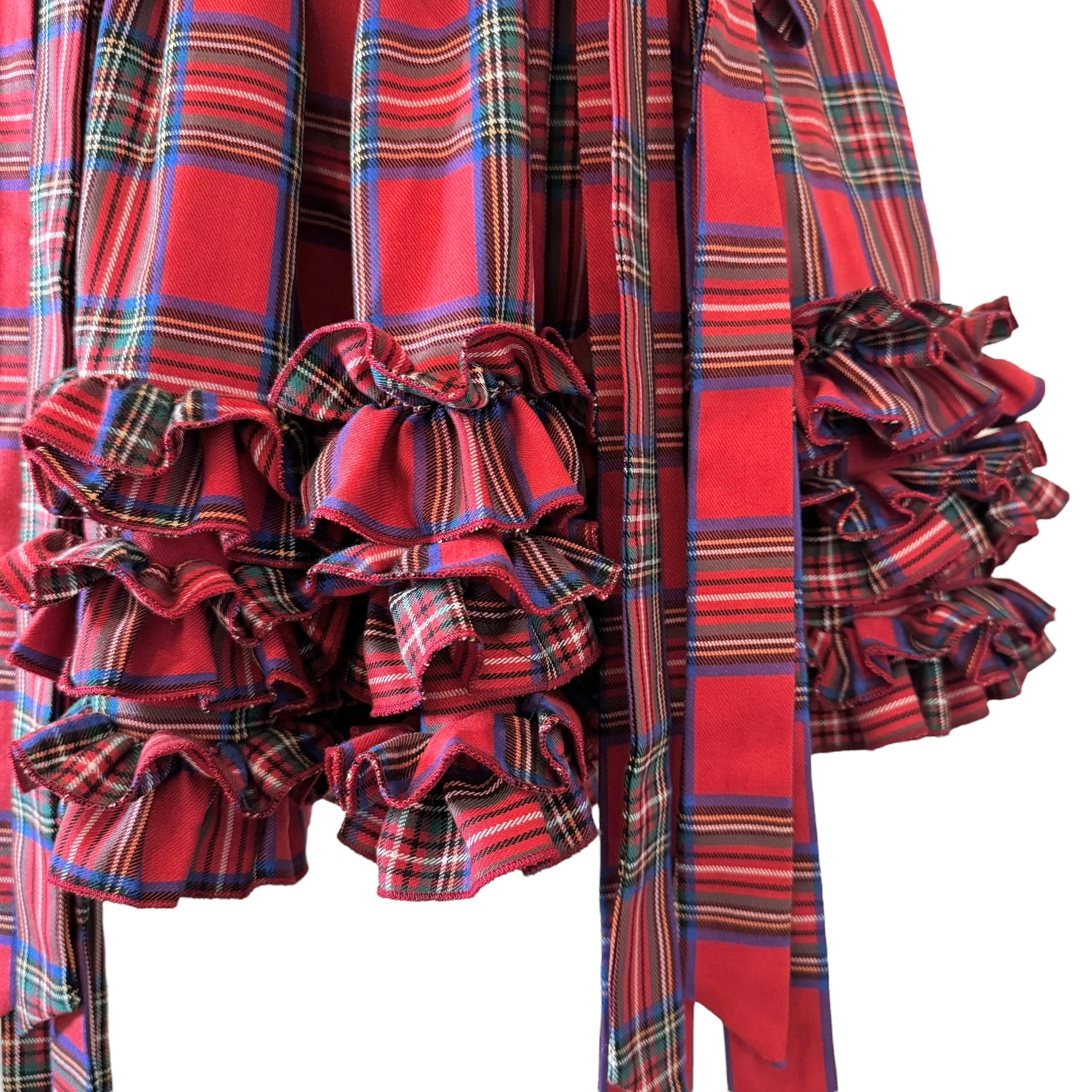 リボンフリルショートパンツ　RED