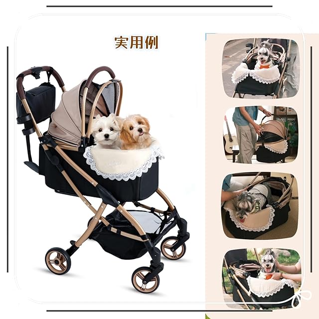 MILA&LOUIS ペットカート クッション ハート型 あごのせ枕 小型犬 猫