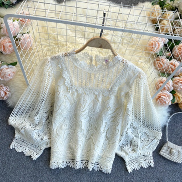 トップス デート シャツ ブラウス カットソー 袖あり 長袖 レース かわいい 大人可愛い きれいめ シンプル カジュアル 大人 上品 おしゃれ お洒落 主役級 存在感 春 秋 10代 20代 30代 レディース 女性用 OL 学生 デート お出かけ 公園デビュー 女子会 休日 イベント 旅行 着回し 普段使い ファッション コーデ 楽ちん モテ トレンド 流行 インスタ映え M L 白 ホワイト 黒 ブラック 青 ブルー ピンク アプリコット