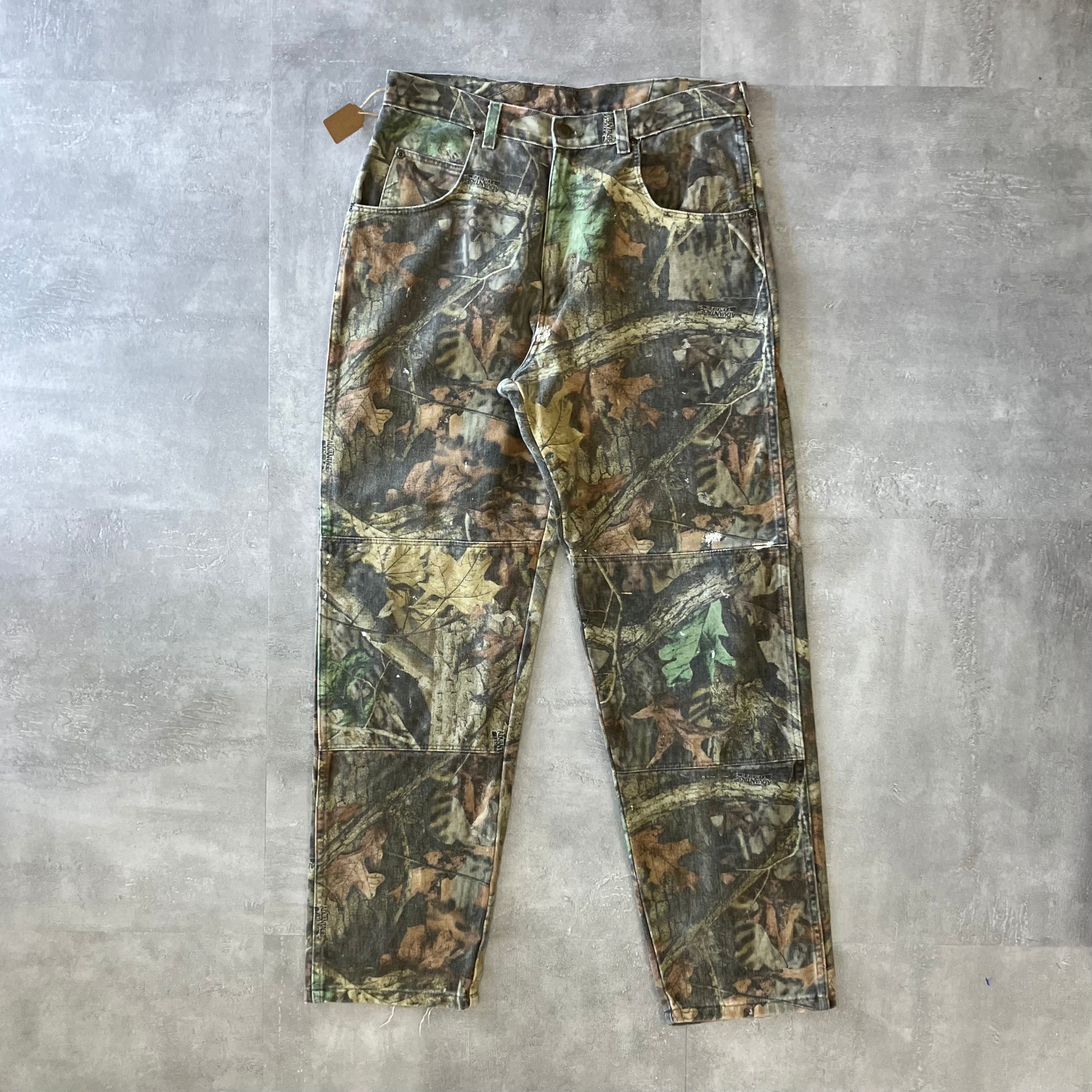 《実寸w32l32》wrangler 00s リアルツリーパンツ ダブルニー No.2294