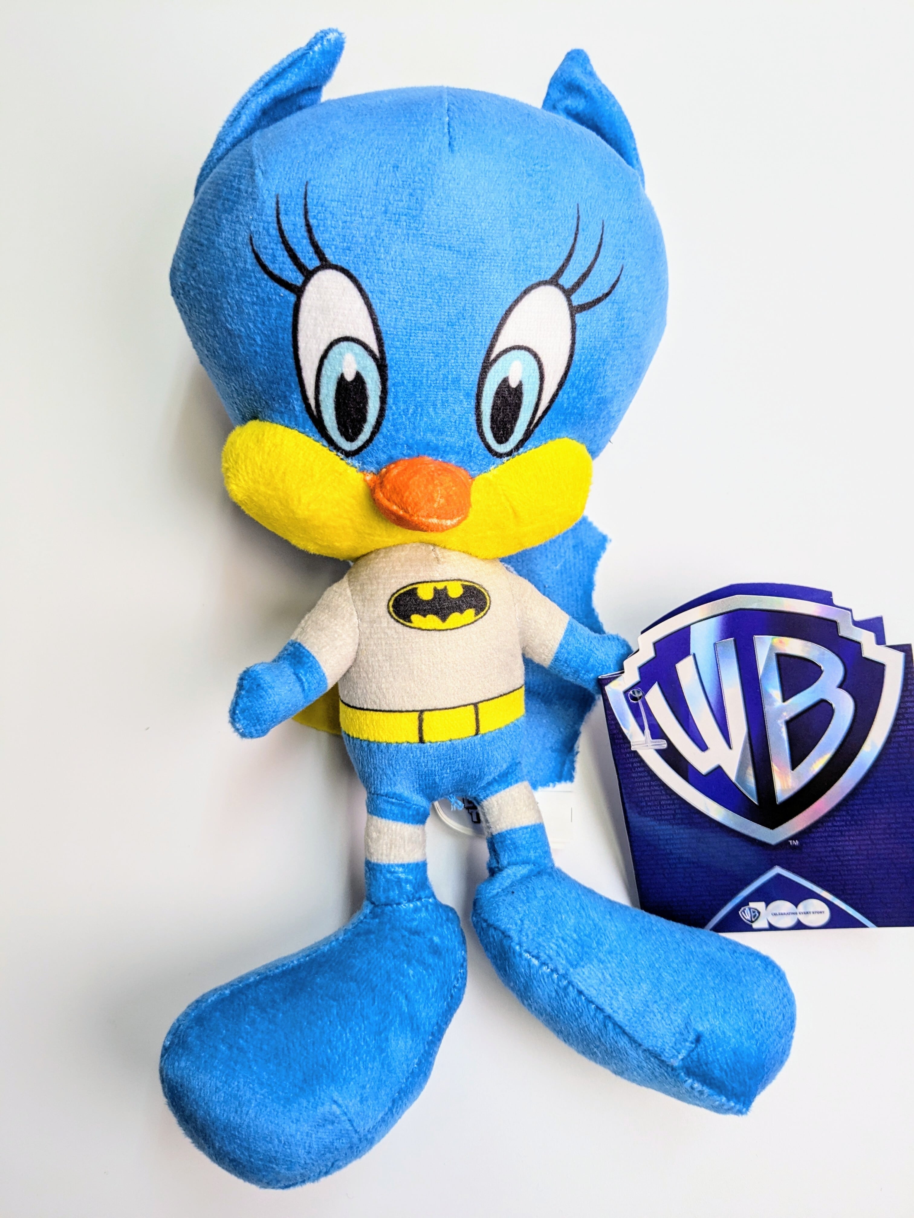 【Warner Bros.100周年記念】 DC COMICS × ルーニー・テューンズ Tweety Bird（トゥイーティー） プラッシュ / ぬいぐるみ〚アメリカン雑貨 アメトイ〛