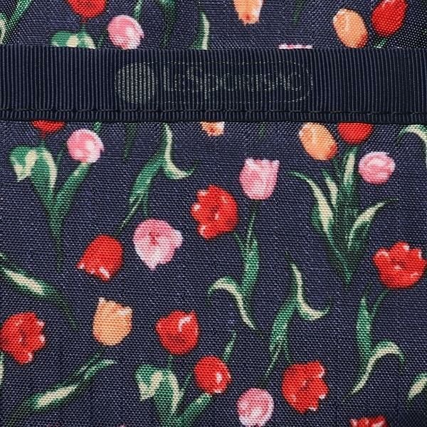 大人気/美品【レスポートサック】チューリップ 花柄 ショルダーバッグ 紺×赤 レスポートサック(LeSportsac) 花柄 ショルダーバッグ | 通販