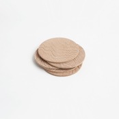 i ro se plywood leather coaster