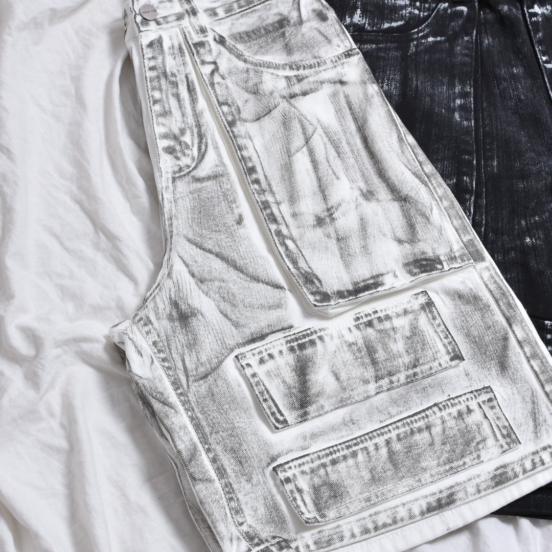 Dirtyハーフデニムパンツ | VOLCAN&APHRODITE