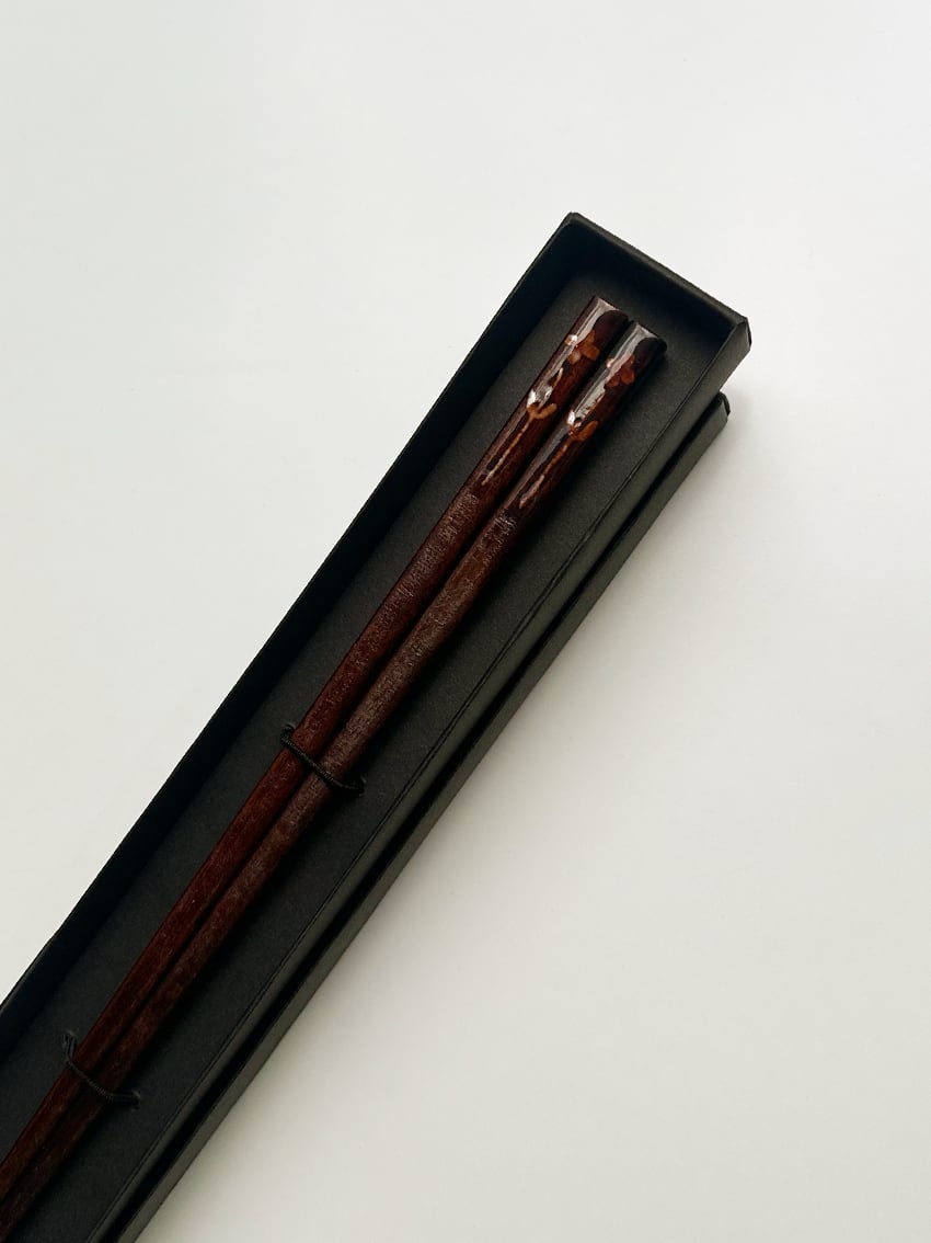 【平井順名】漆箸〈pray〉