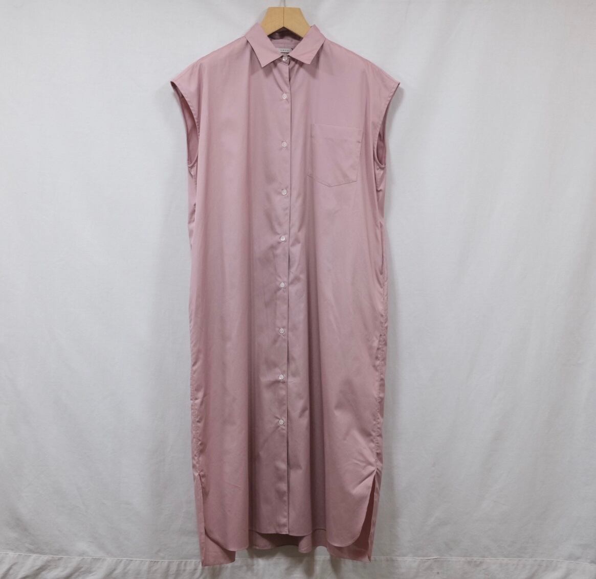 【LENO】FRENCH SLEEVE OPEN-FRONT DRESS