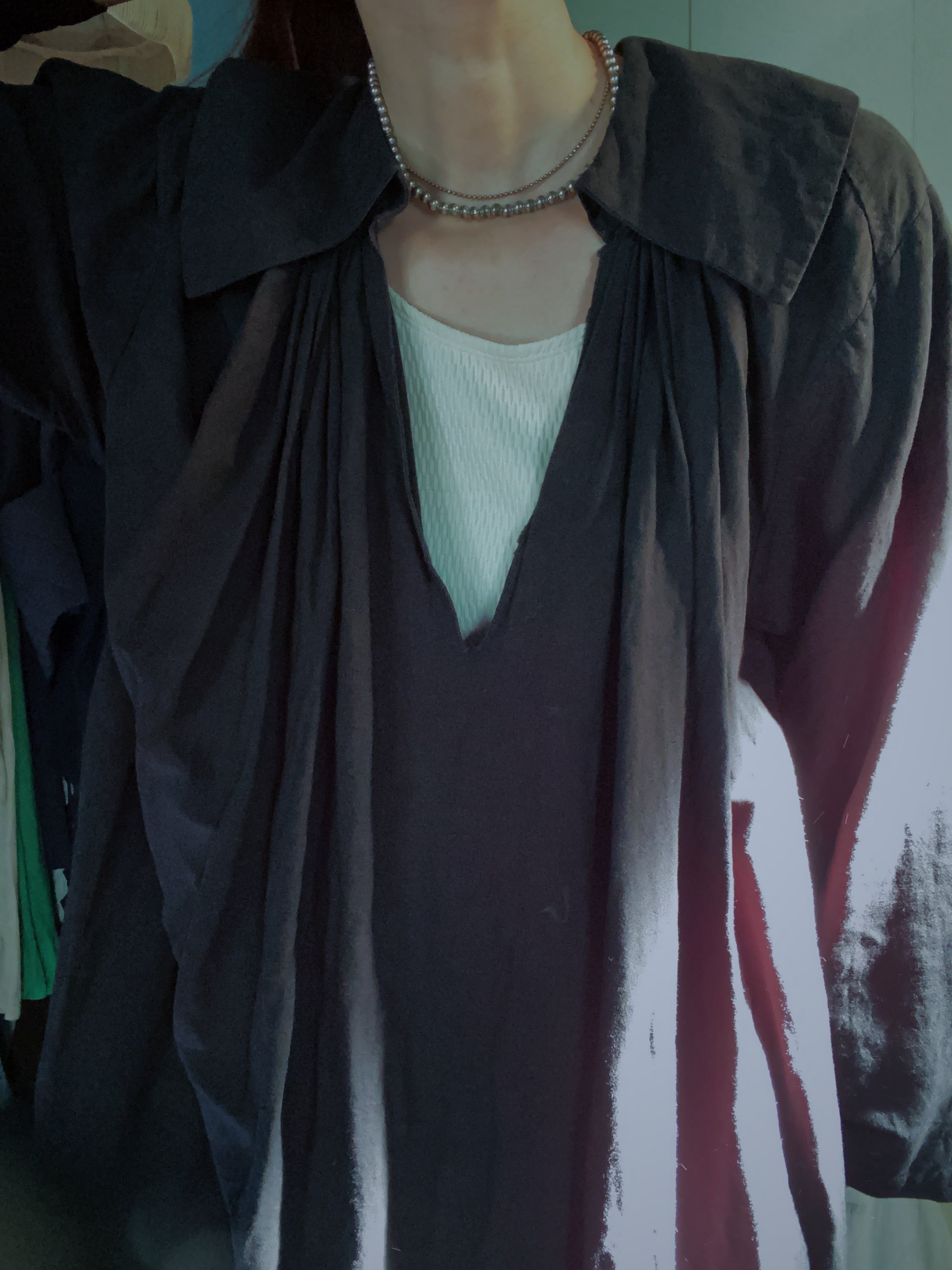 【MADE TO ORDER】JASMINE smocking shirt robe
