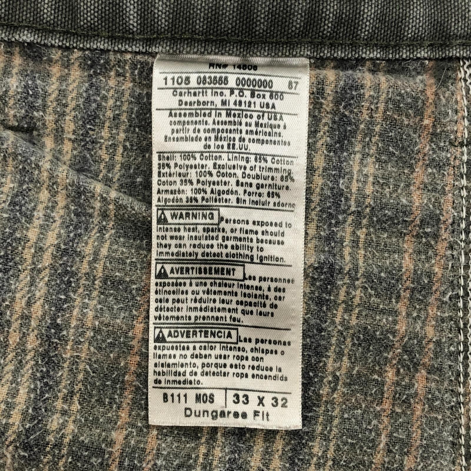 Carhartt | カーハート ダックペインターパンツ フランネルライナー