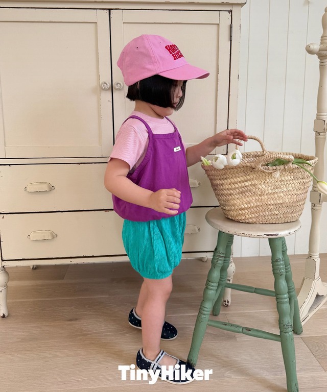 《送料無料》ビーチソーダノースリーブ：kids【TinyHiker】※お取り寄せ