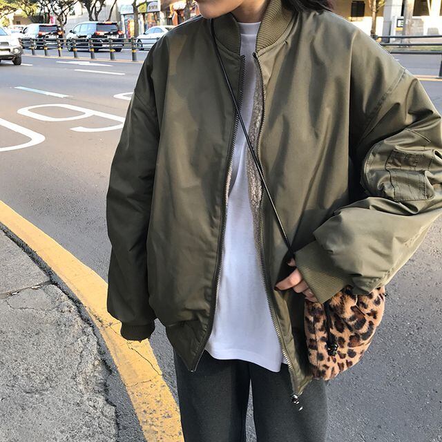 予約販売】MA-1ジャケット レディース リバーシブル 2WAY ミリタリー