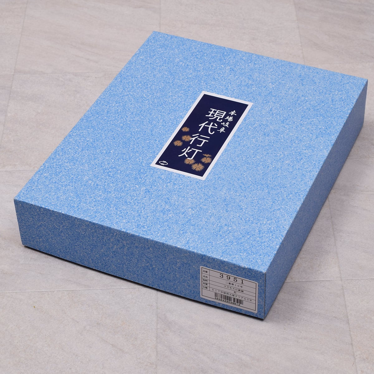 盆提灯【華 10号 二重】コスモスに鉄線｜モダン ｜おしゃれ