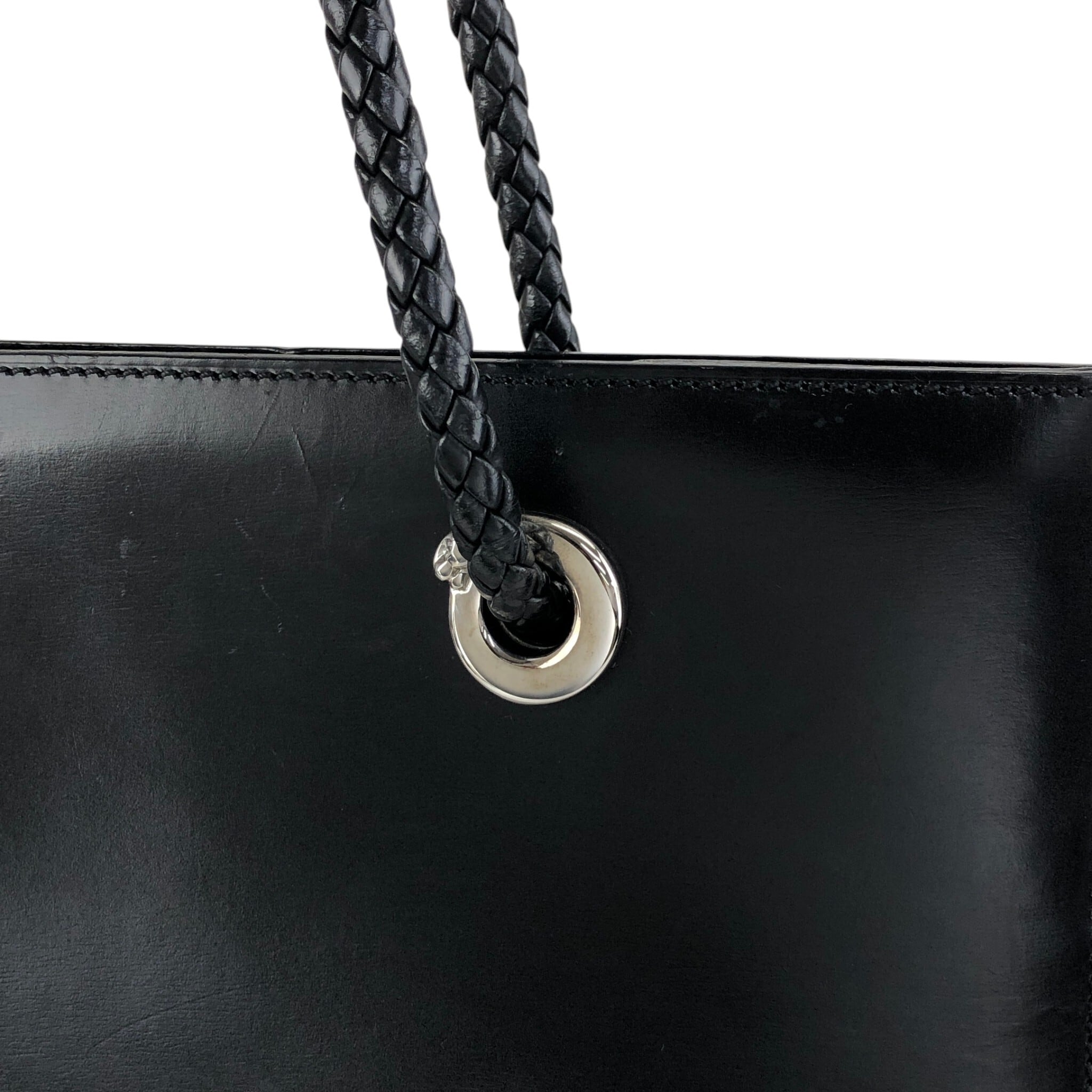 Cartier カルティエ ハンドバッグ ブラック パンテール レザー vintage