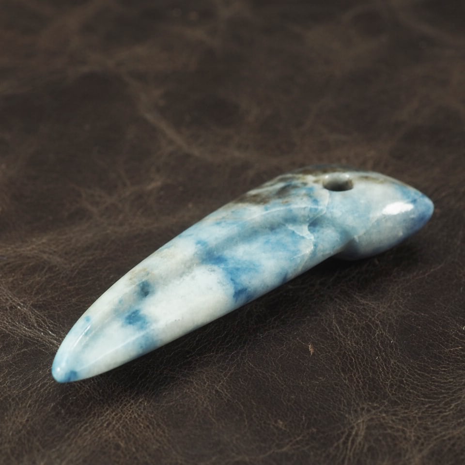 糸魚川翡翠 コン沢 青翡翠 ペンダントトップ 12.1g Itoigawa Blue