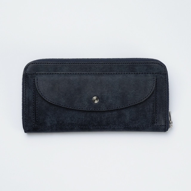 【Iru×IKENOHATA GINKAWATEN】PUEBLO LEATHER GARSON WALLET AKANEIRO Brass / 受注生産 3月下旬～4月上旬 発送予定