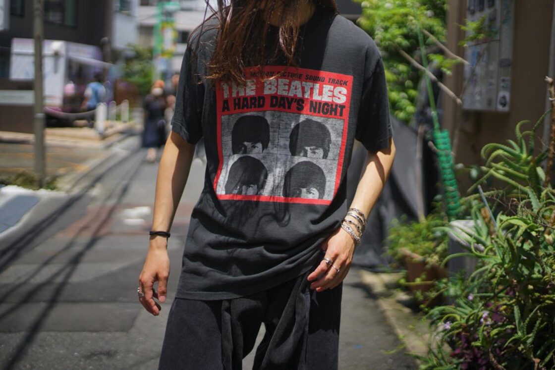 BEATLES - A Hard Days Night] Vintage Official T-Shirt [1992s 